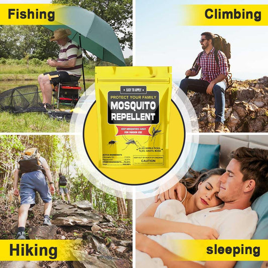 XLCKODY Mosquito Repellent Pouches, Mosquito Repellent for Patio, Mosquito Repellent Outdoor Patio, Mosquito Deterrent Indoor,Mosquito Control, Keep Mosquitoes Away from Home,Patio,Camping,Car&More-8P