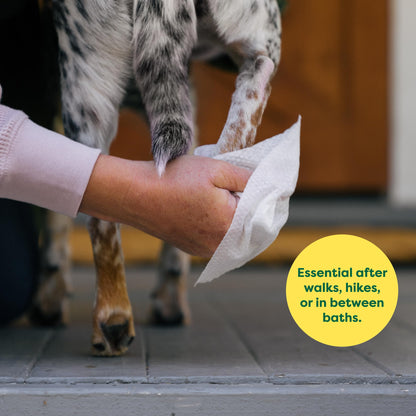 Earth Rated Pet Grooming Wipes for Dogs and Cats, Hypoallergenic, Cleaning and Hydrating, for Paws, Body and Butt, Unscented, 400 Count