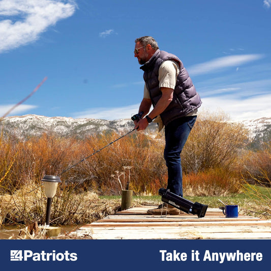 4Patriots Sun Kettle: Portable Solar Water Heater For Hunting & Emergencies - 16.9 oz Capacity