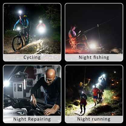 MAKDAK Cob Keychain Work Light Keychain Flashlights 4 Light Modes,Keychain Light Emergency Light with Folding Bracket Bottle Opener for Fishing,Camping and Walking 2Pack