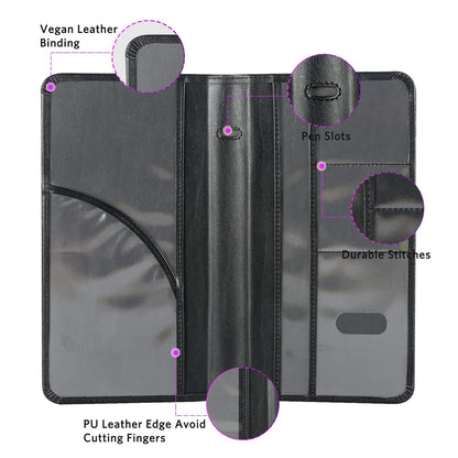 CoBak Car Registration and Insurance Holder - Vehicle Glove Box Car Organizer, Auto Truck Comparment Accessories Case for Essential Document, Driver License, Cards