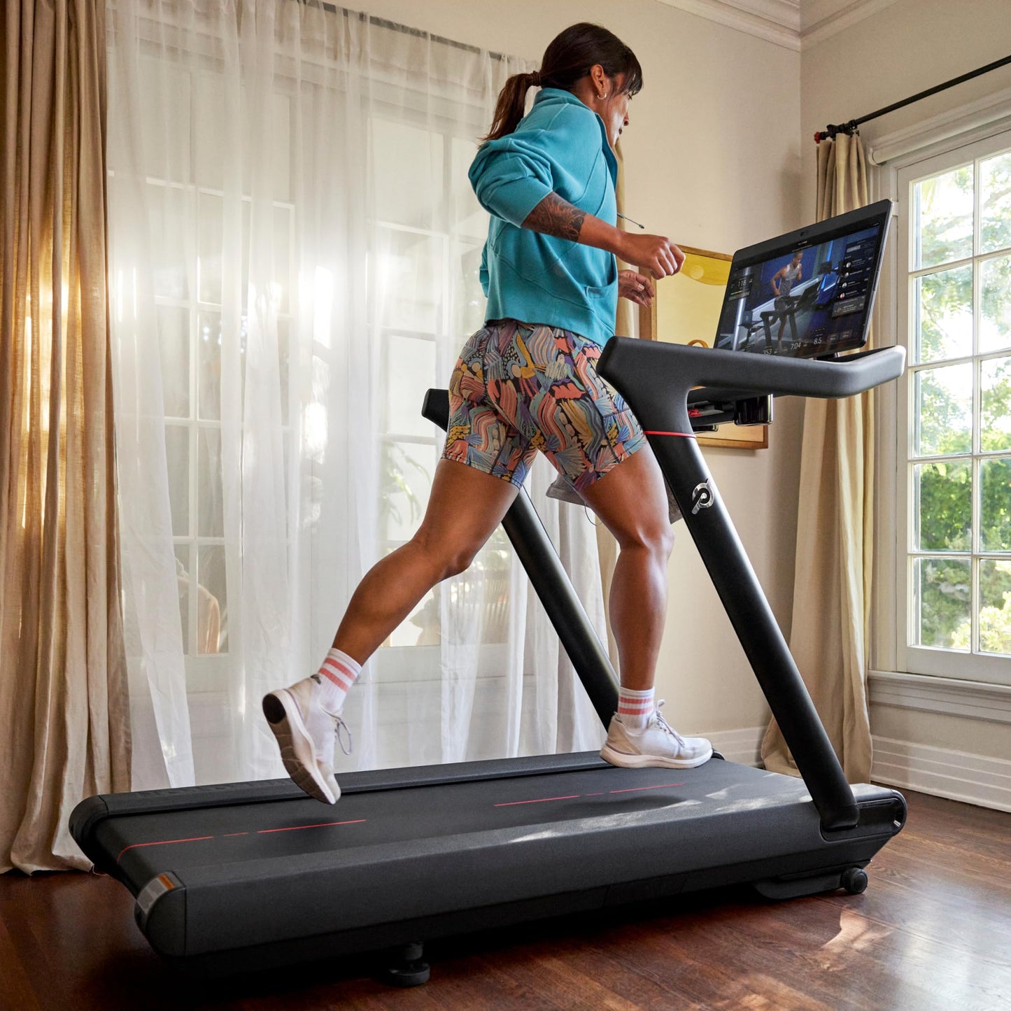 Peloton Tread | Treadmill for Running, Walking, and Hiking with Manual or Auto-Incline Options and Immersive 24” HD Touchscreen