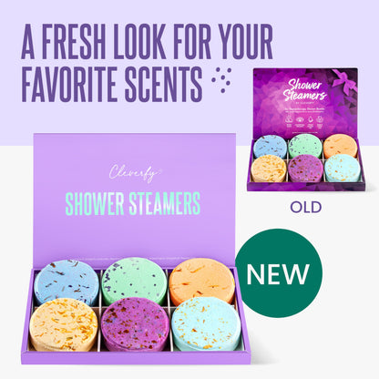 Cleverfy Shower Steamers Aromatherapy for Women and Men – Mothers Day Gifts for Mom- Self-Care Shower Bombs for Stress Relief and Relaxation – 6 Tablets