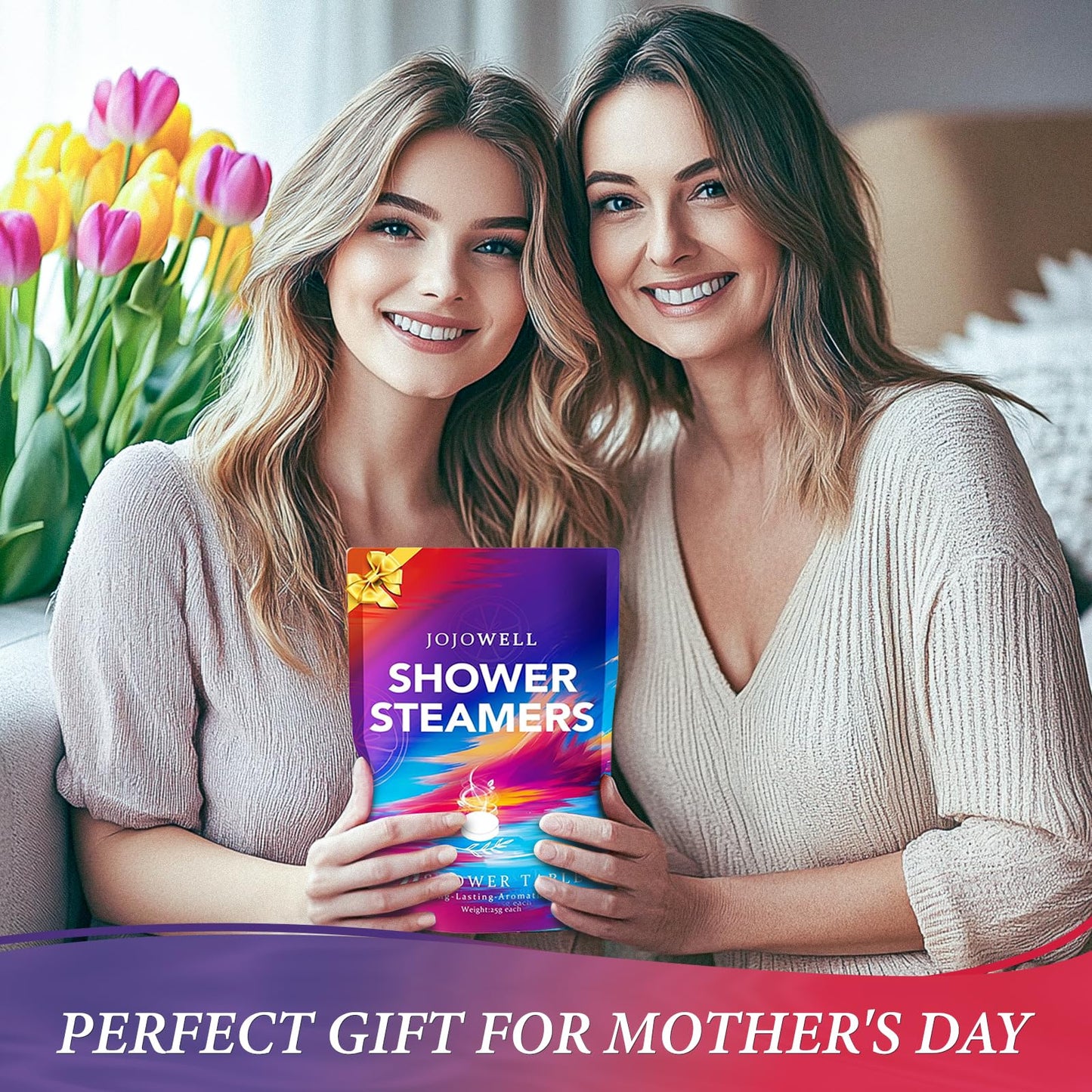 Shower Steamers Aromatherapy - 21Pcs Gifts for Women, Wife, Essential Oil, Nasal Relief, Self Care Spa, Birthday, Mothers Day Gifts for Mom from Daughter