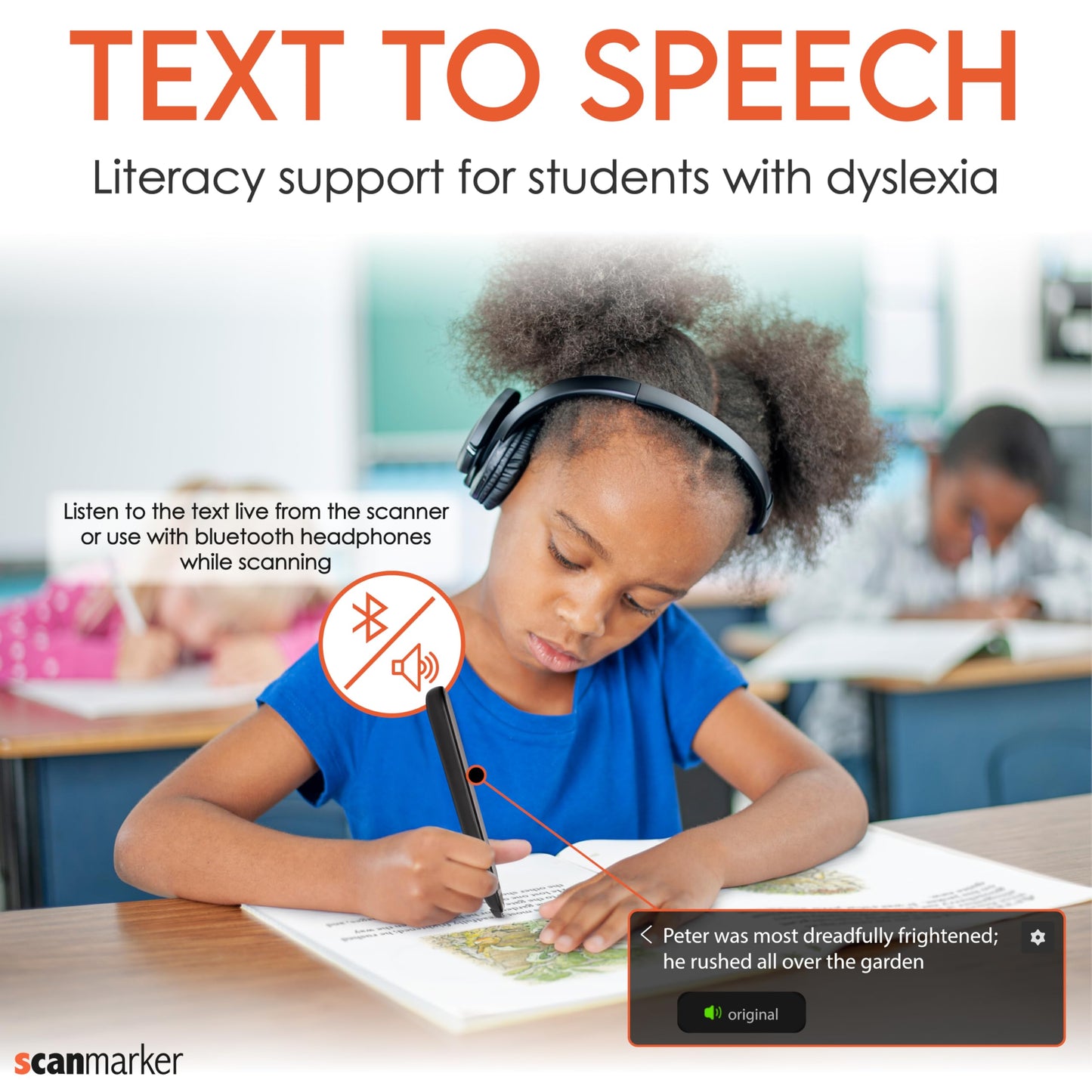 Scanmarker Pro | Translation Pen & Reading Pen for Kids & Adults | Assistive Tool & Language Translator Device for Dyslexia, Reading Support & Language Learners | Translator Pen for 100 Languages