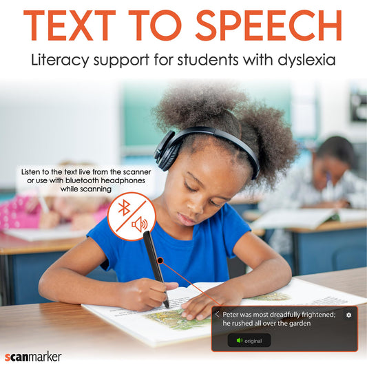 Scanmarker Pro | Translation Pen & Reading Pen for Kids & Adults | Assistive Tool & Language Translator Device for Dyslexia, Reading Support & Language Learners | Translator Pen for 100 Languages