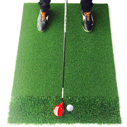 Golf Simulator Tees for Home Indoor Golf Practice Training, Golf Mat Tees for Winter Turf and Driving Range, Pack of 10 Tall & 10 Short (Black)