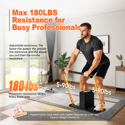 SR3 Pro Smart Home Gym Equipment ，Max 180lbs Resistance Portable Full Body Workout Cable Machine with Ambient Light,at Home Gym | All in One Gym for Travel | Foldable Gym & Home Exercise Equipment