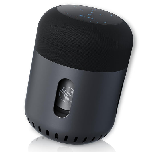 TREBLAB HD-360 Pro - Ultra High-Tech Bluetooth Speaker with 360° Surround Sound, 90W High-Powered 5-Driver System w/Subwoofer & 8 Bass Radiators, Portable Wireless Speaker for Home, Party, Outdoor