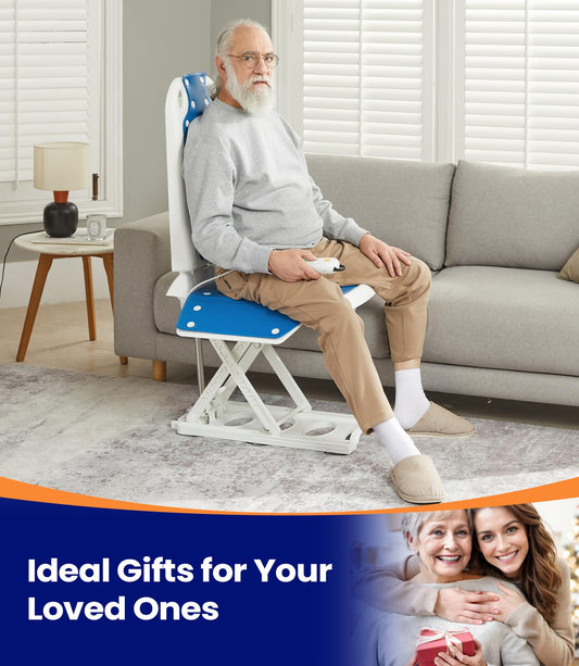 MAIDeSITe Electric Chair Lift, Stand Up Independently from Floor, Support Up to 300 LBS, Floor Lift for Elderly, FSA HSA Eligible, JC35M3