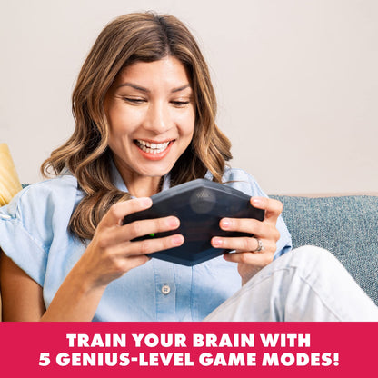 Educational Insights BrainBolt Genius Handheld Electronic Memory Game with Lights & Sounds, Brain Teaser Puzzle Game, Ages 7+