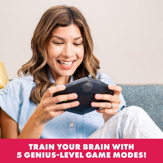 Educational Insights BrainBolt Genius Handheld Electronic Memory Game with Lights & Sounds, Brain Teaser Puzzle Game, Ages 7+