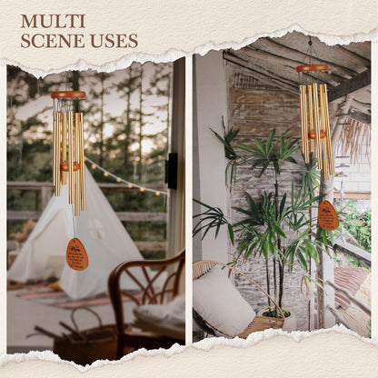Leebbsin Gifts for Mom, Moms Wind Chimes, Mother's Day Best Gift for Mom, Mother Birthday Gift from Daughter Son, Love Reminder Gifts for Birthday Thanksgiving Christmas