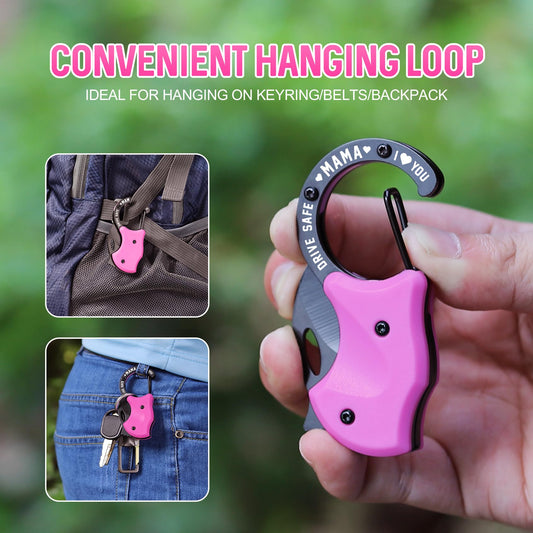 OOPERAY Gifts for Mom, Mothers Day Gadgets Gifts for Mom Wife, Mothers Day Birthday for Women Her Wife, Small Pocket Knife, Christmas Stocking Stuffers for Women, EDC Keychain Box Cutter