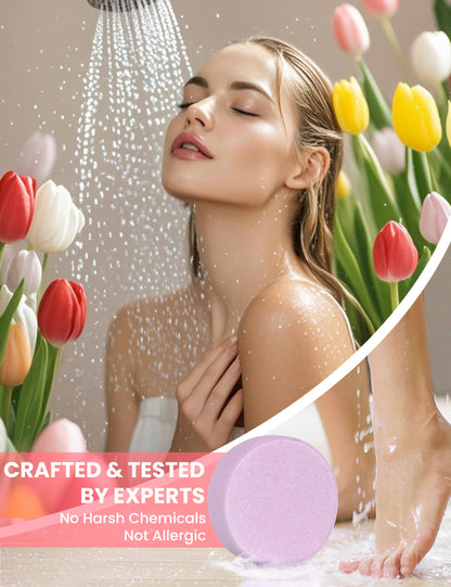 SEONNIX Shower Steamers Aromatherapy, 8 Pack Shower Bombs Relaxation Birthday Gifts for Women, Mother's Day Gifts for Her, Stress Relief & Self Care, Natural Fragrance Essential Oils Spa Gifts