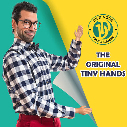 Tiny Hands (1 Pair) - Original Little Small Mini Hand Stick Puppet - Make Anyone Laugh - Pocket Sized Hilarity and Big Laughs - TikTok Famous - Friend & Family Fun