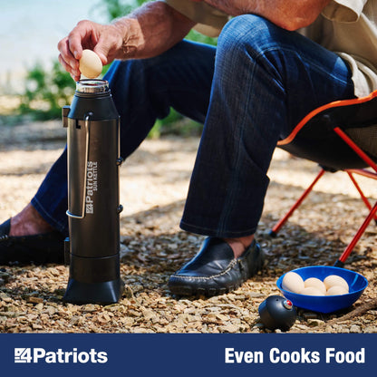 4Patriots Sun Kettle: Portable Solar Water Heater For Hunting & Emergencies - 16.9 oz Capacity