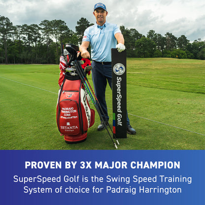 SuperSpeed Golf | Swing Speed Training System | Gain Swing Speed and 20 Yards | Speed Sticks™ used by Padraig Harrington | App Training Protocols