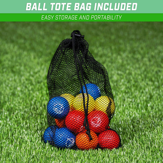 GoSports Foam Golf Practice Balls - 16 Pack Realistic Feel and Limited Flight Use Indoors or Outdoors