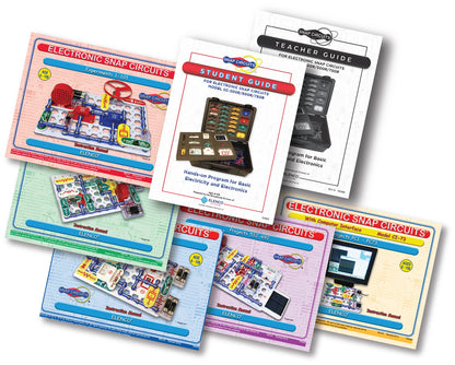 Snap Circuits Extreme SC-750R Electronics Exploration Kit + Student Training Program with Student Study Guide | Perfect for STEM Curriculum